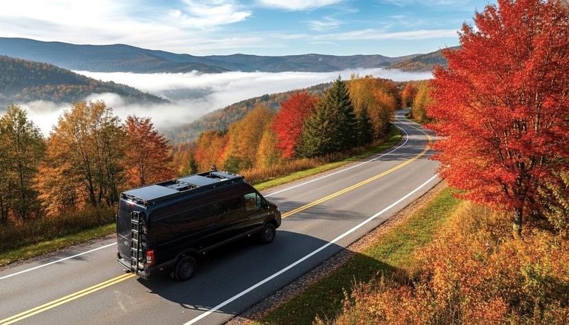 Waterfront golf cart with solar panels